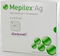 MEPILEX AG PANSEMENT STERIL   6,0X 8,5CM  5 287021