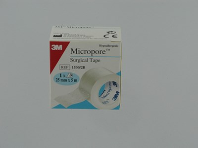 MICROPORE 3M TAPE REFILL  25,0MMX5M ROL 1 1530P-1S