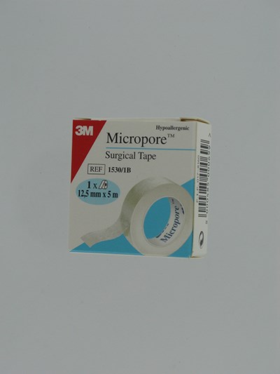 MICROPORE 3M TAPE     12,5MMX5M ROULEAU 1 1530P-0S