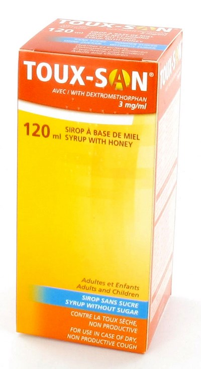 TOUX SAN DEXTROM.+MIEL AD S/SUCRE 3MG/ML SIR 120ML TOUX SAN DEXTROM.+MIEL AD S/SUCRE 3MG/ML SIR 120ML
