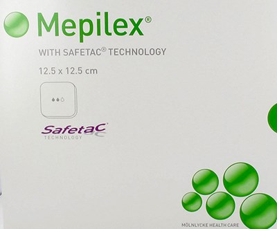 MEPILEX PANS MOUSSE SIL ABS STER    12,5X12,5CM  5