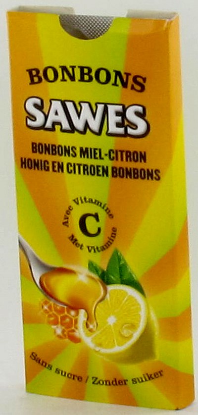 SAWES BONBON MIEL-CITRON SS        BLIST 10 SAW011