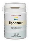 ALPHA LIPONZUUR 100MG SPRINGFIELD V-CAPS  60X100MG