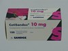 CETIRIZINE SANDOZ 10MG COMP PELL 100 X 10MG