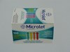 ASCENCIA MICROLET LANCETTES STER COULEUR 100