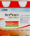 RESOURCE 2.0 FIBRE ABRICOT        4X200ML 12100729