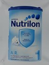 NUTRILON AR1 LT NOURRISSONS A/REGURGITAT. PDR 800G