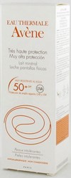 AVENE SOL IP50+ LAIT MINERALE T.HAUTE PROT. 100ML