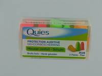 QUIES PROTECTION AUDITIVE MOUSSE FLUO 3 PAIRES