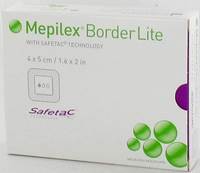 MEPILEX BORDER LITE VERB STER   4,0X 5,0 10 281000