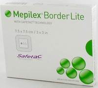 MEPILEX BORDER LITE VERB STER   7,5X 7,5  5 281200