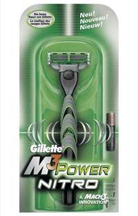 GILLETTE M3 POWER NITRO RASOIR            75016024