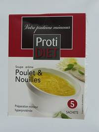 PROTIDIET SOUPE POULET-NOUILLES         PDR SACH 5