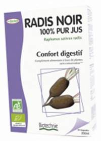 RADIS NOIR BIO              AMP 20X10ML BIOTECHNIE