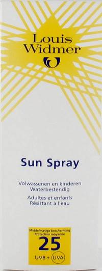 WIDMER SUN SPRAY 25 PARF FL 150ML