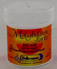 MOLYBDEEN FORTE    V-CAPS 60X225MCG DEBA