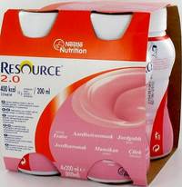 RESOURCE 2.0 AARDBEI              4X200ML 12100544