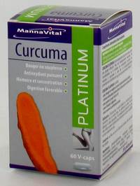 MANNAVITAL CURCUMA PLATINUM V-CAPS  60