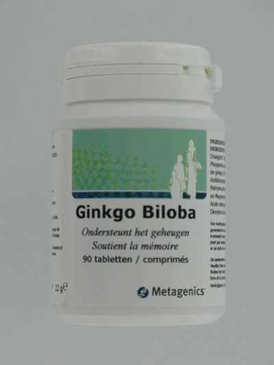 GINKGO BILOBA       TABL  90X60MG 1647  METAGENICS