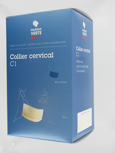 MARQUE V COLLIER CERVICAL 7,5CM ECRU T1