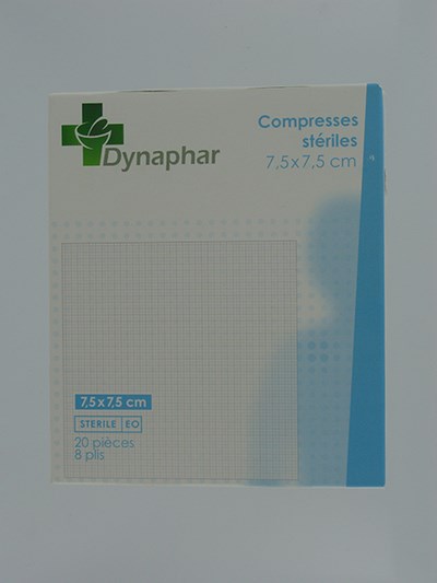 DYNAPHAR COMPRESSE 8PL         7,5X 7,5CM 20 35203