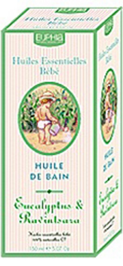 EUPHIA BABY HUILE BAIN EUCALYPTUS&RAVINTSARA 150ML