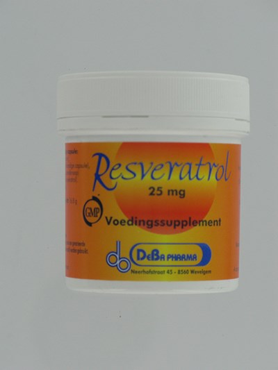 RESVERATROL                CAPS 60X25MG      DEBA