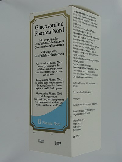 GLUCOSAMINE PHARMA NORD CAPS 270 X 400 MG