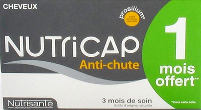 NUTRICAP ANTICHUTE 3MOIS+1 GRAT.GEL 120+60 PROMO