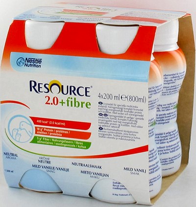 RESOURCE 2.0 FIBRE NEUTRE         4X200ML 12100792