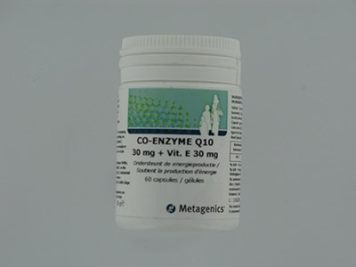 COENZYME Q10  30MG+VTT E CAPS  60 6493  METAGENICS